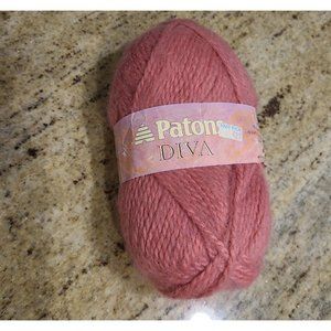Patons Diva Pink #6009 Yarn . 1 Skein. Blend. 85g